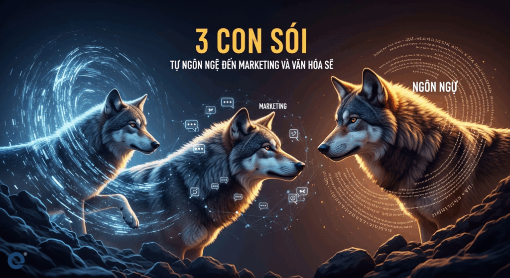 “3 Con Sói”: Từ Ngôn Ngữ Đến Marketing và Văn Hóa Số