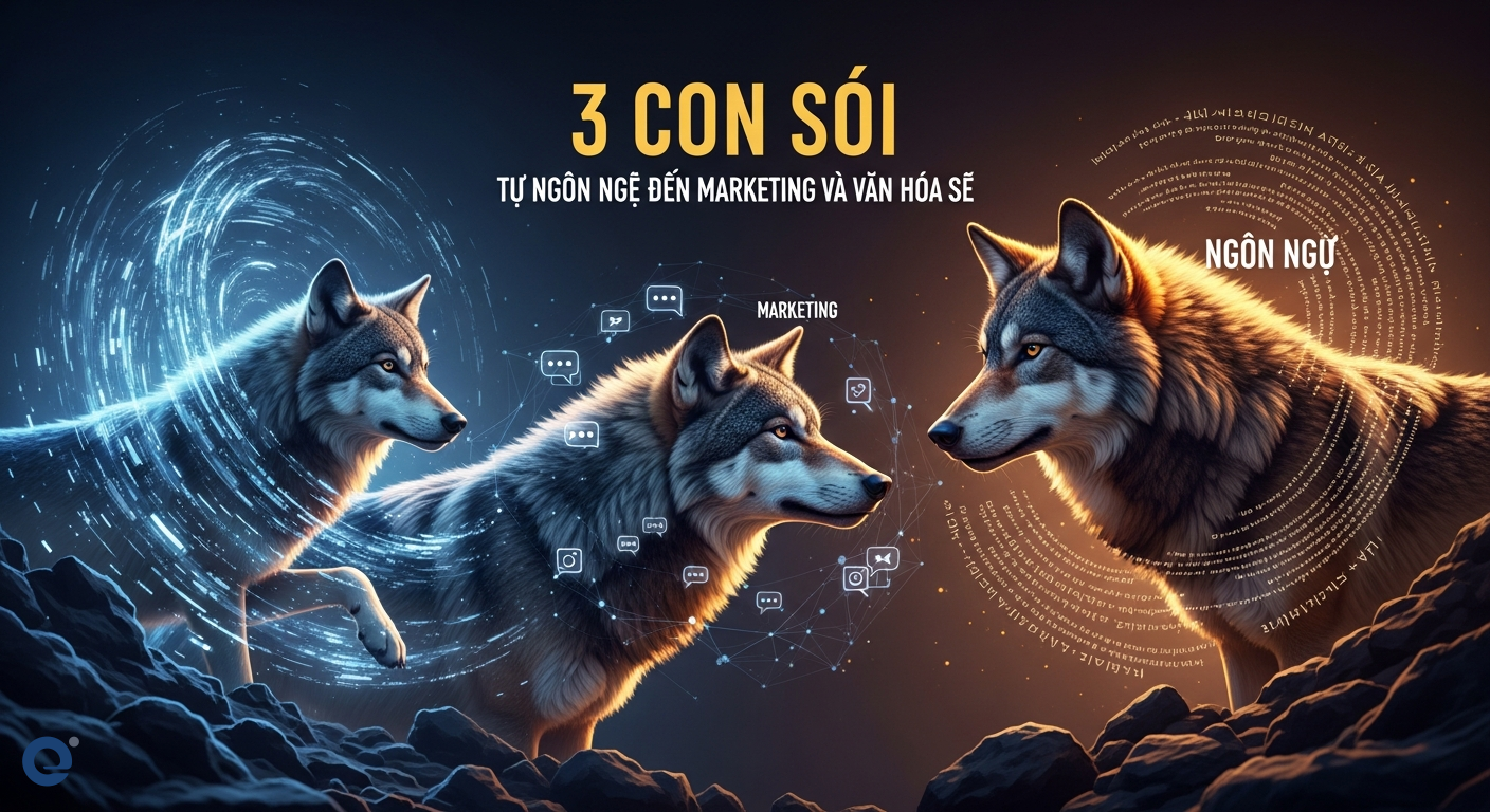 “3 Con Sói”: Từ Ngôn Ngữ Đến Marketing và Văn Hóa Số