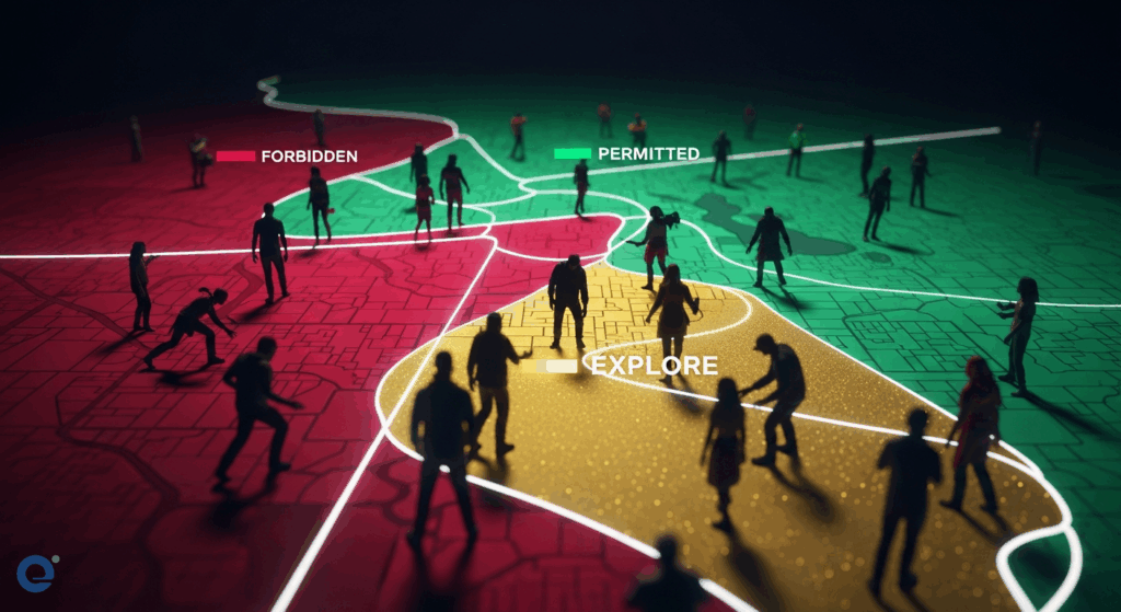 Bản đồ Ranh Giới: Cấm, Có Thể, Khám Phá