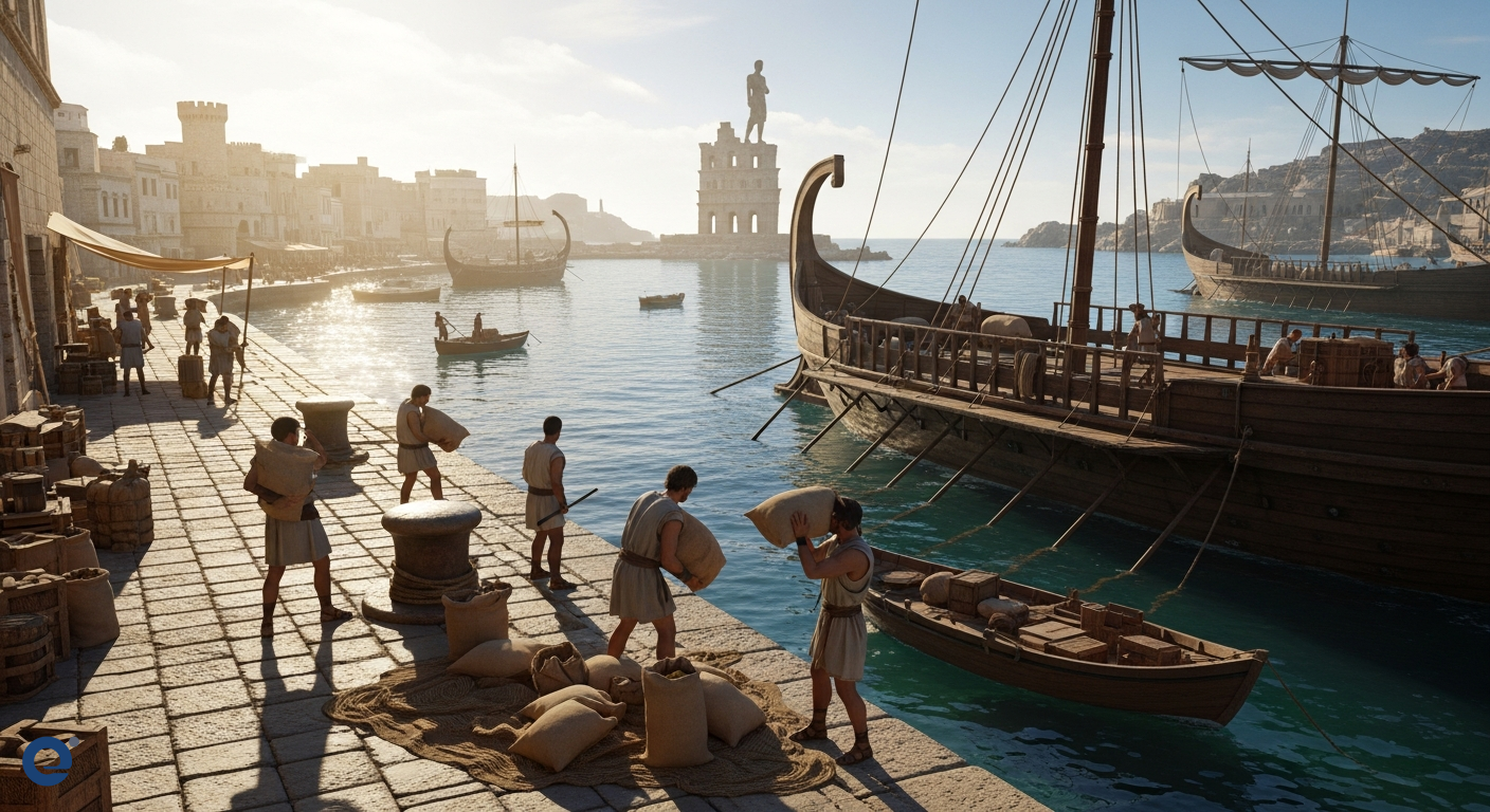 Bí ẩn “Ngũ cốc ngược” Rhodes: Kỳ quan cảng Hellenistic