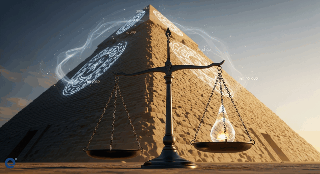 Bóng Kim Tự Tháp: Cân Tim, Ma Pháp và Lời Nói Dối