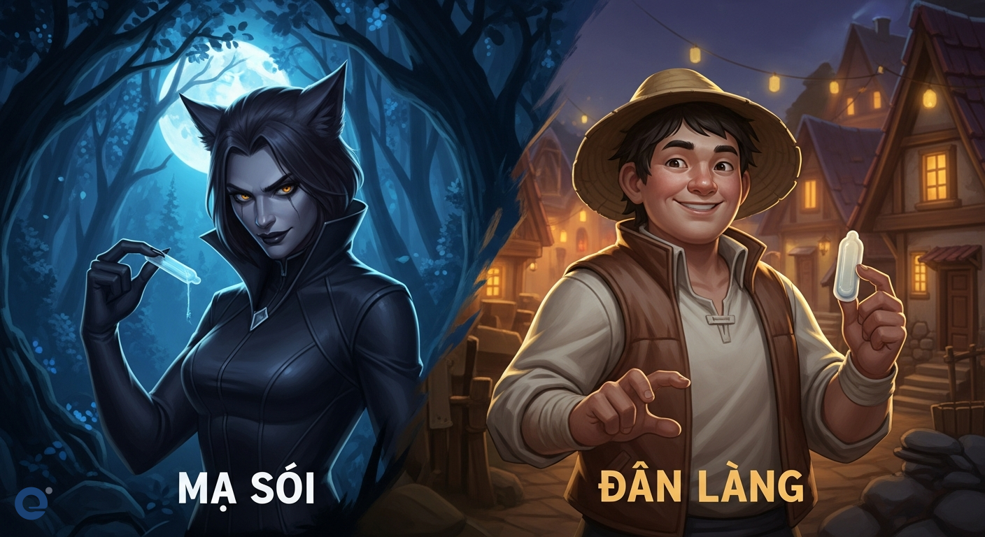 Chọn Bao Cao Su: ‘Ma Sói’ Hay ‘Dân Làng’?