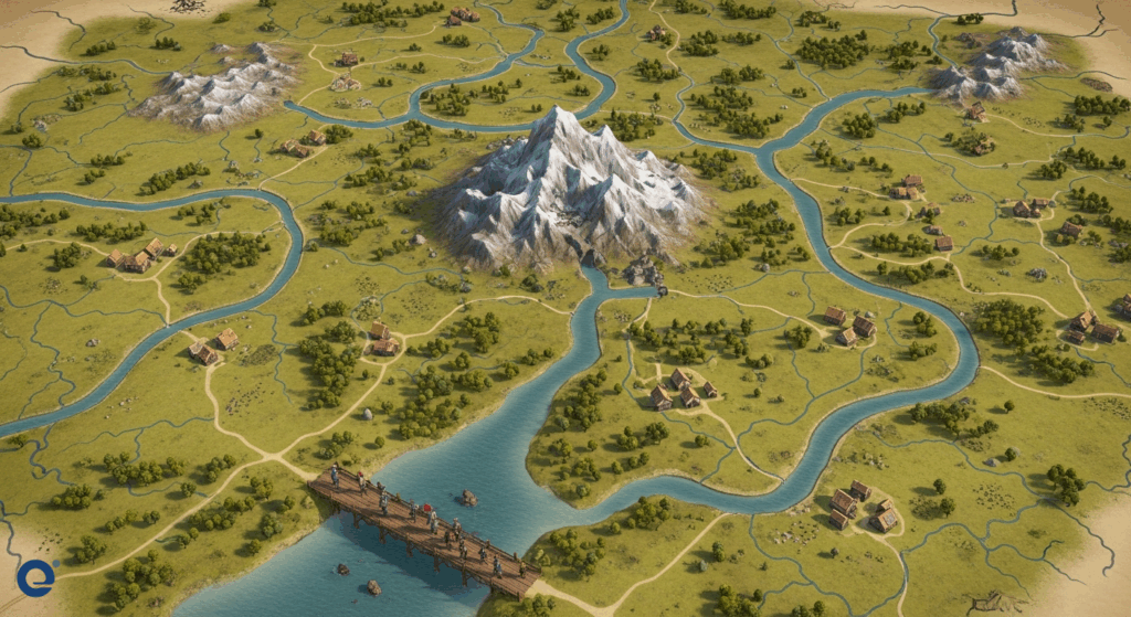 Địa Đồ Cửu Hà: Con Đường Vượt Sông Ý Chí