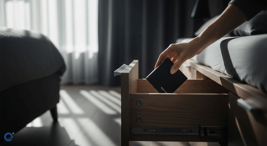 Hành động trong Đêm: Mua & Cất Bao Cao Su Kín Đáo