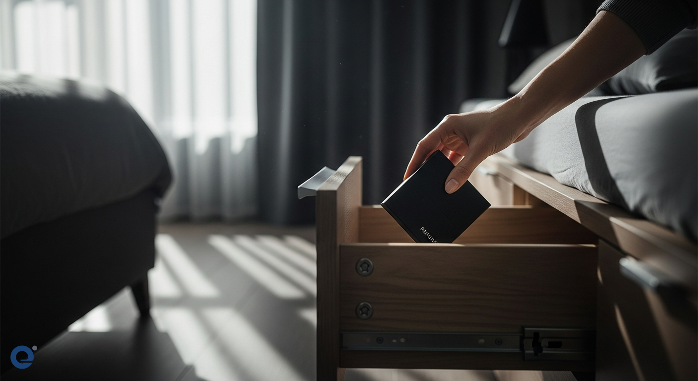 Hành động trong Đêm: Mua & Cất Bao Cao Su Kín Đáo