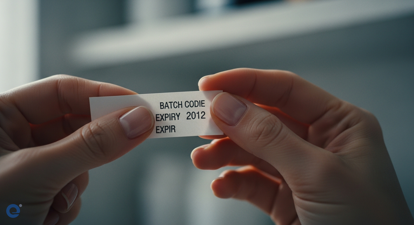 Kiểm tra lô, hạn dùng, số batch: Đảm bảo an toàn sản phẩm