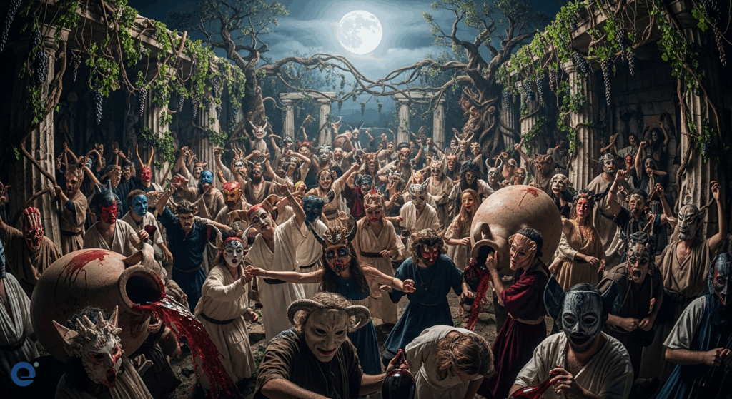 Lễ Hội Mặt Nạ Dionysian: Bí Ẩn Cổ Đại Hy Lạp