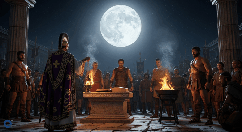 Lễ Tế Olympia: Lời Nguyện, Lời Nói Dối và Bóng Ma Ma Sói