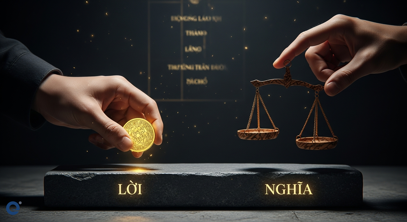 Lợi hay Nghĩa: Quyết Định Giữa Đá Mài và Lợi Ích