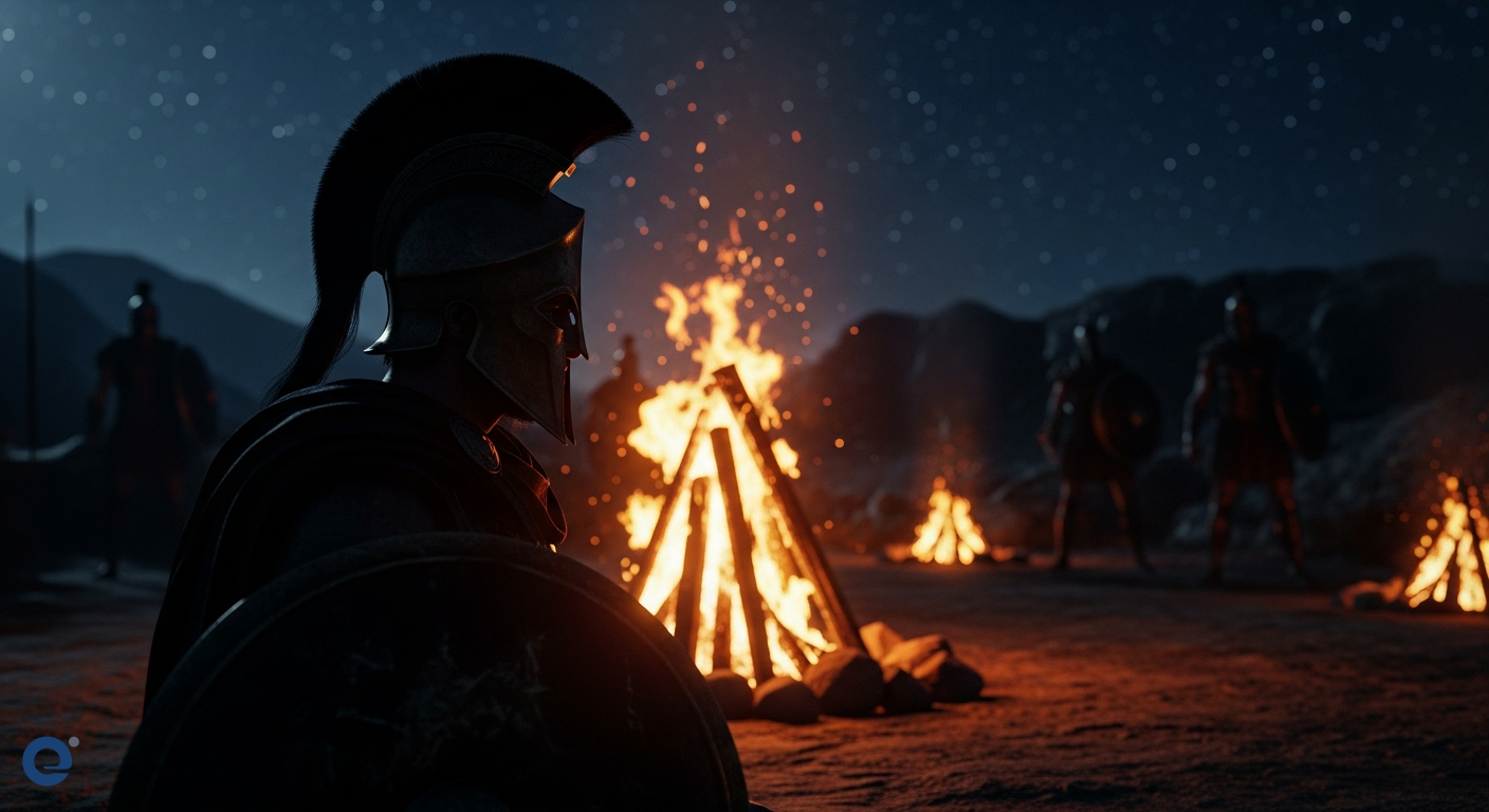 Lửa Trại Spartan: Thử Lòng Can Đảm Đêm Trước Plataea