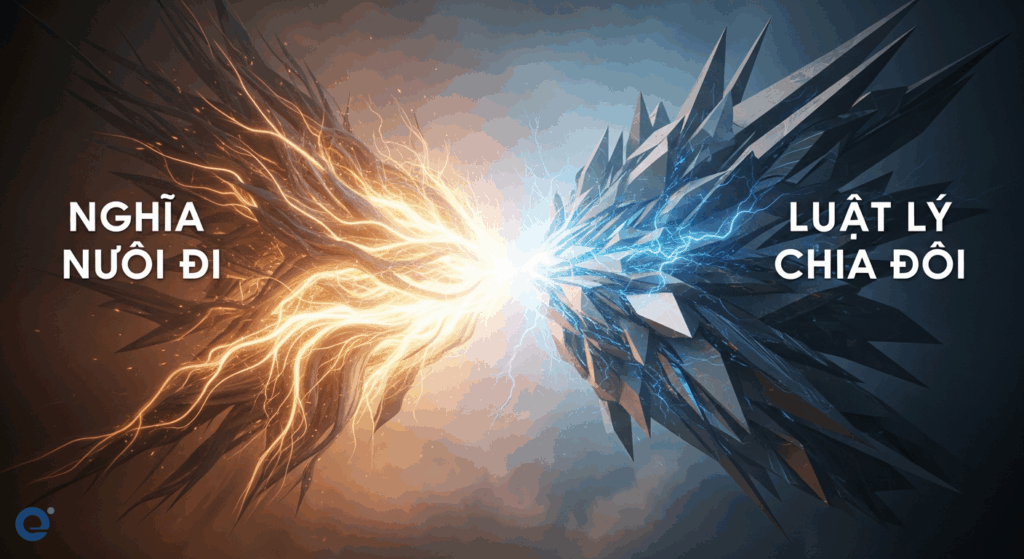 Luận chiến Muối Sắt: Nghĩa Nuôi Đời, Luật Lệ Chia Đôi