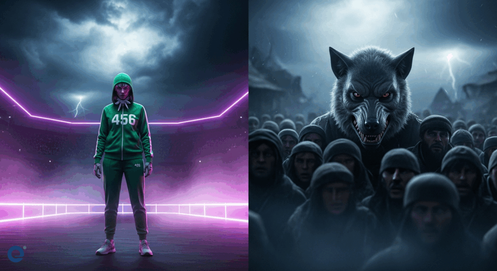 Squid Game và Ma Sói: Hai Thế Giới Đầy Kịch Tính