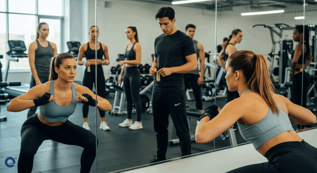 Tập luyện trước gương: Kỹ thuật mượt mà, giữ mood