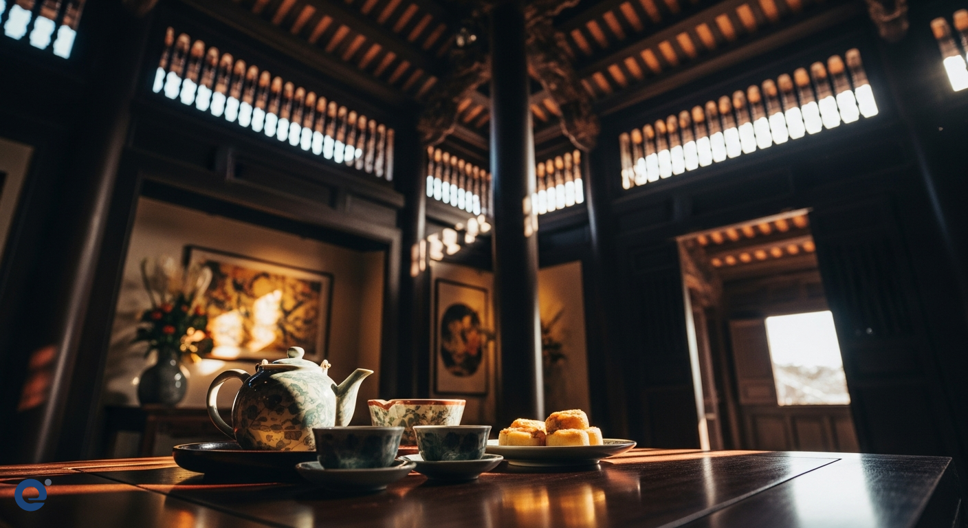 Trà Quán Trường An: Nơi Lịch Sử Giao Thoa Văn Hóa