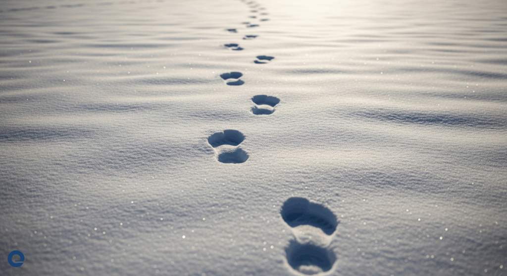 Vết Chân Trên Tuyết: Tín Hiệu Giữa Lòng Ma Sói