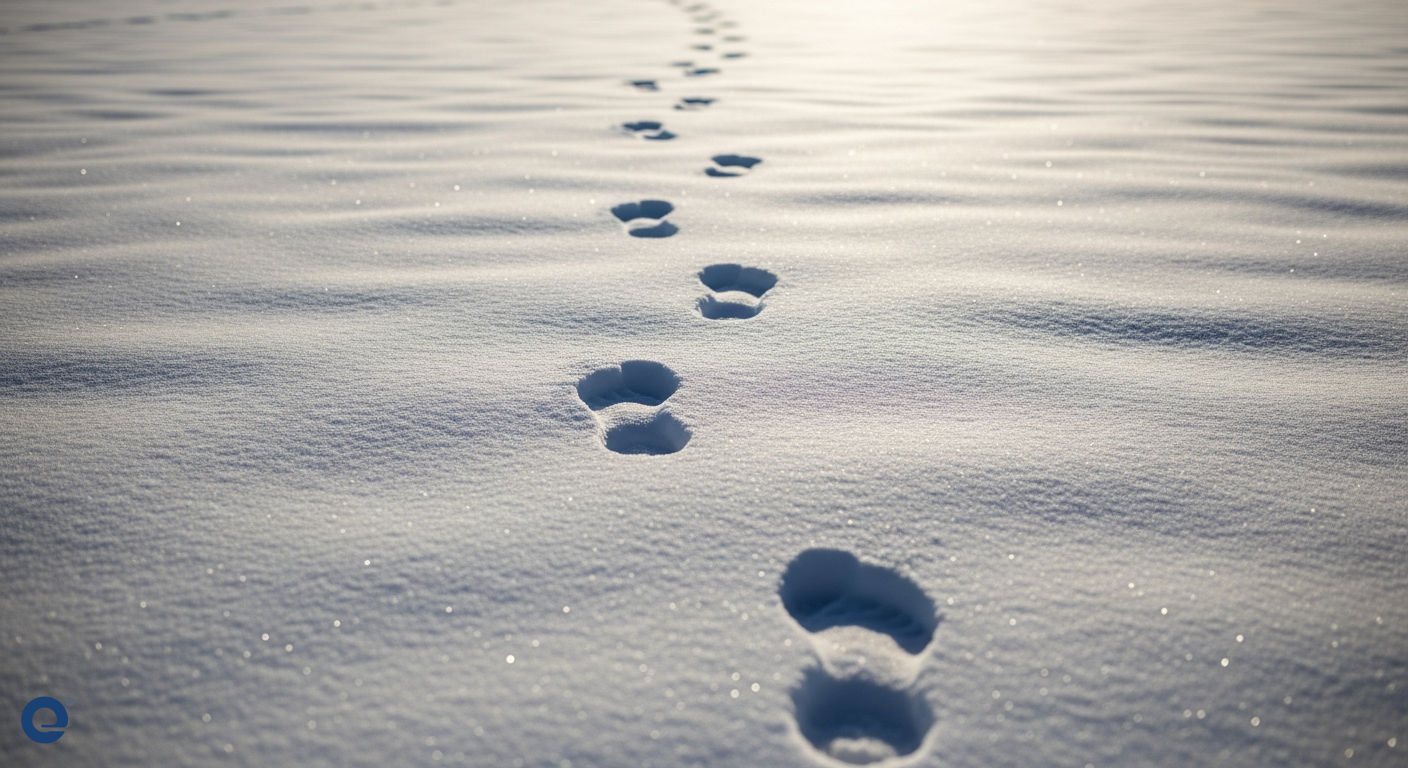 Vết Chân Trên Tuyết: Tín Hiệu Giữa Lòng Ma Sói